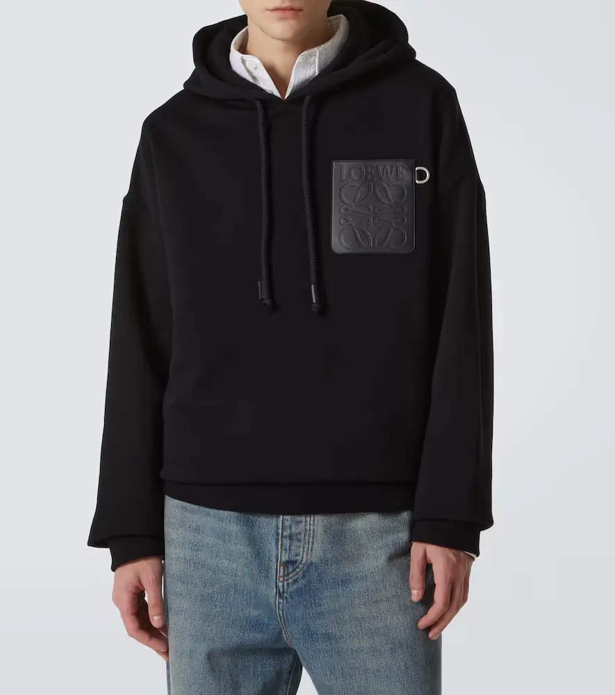 Loewe Anagram cotton jersey hoodie | Thumbnail 3 Loewe Anagram cotton jersey hoodie | Thumbnail 3