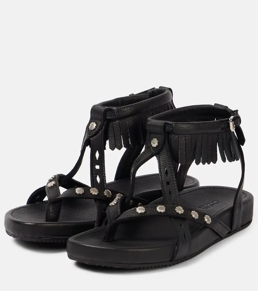 Isabel Marant Silya studded leather sandals | Thumbnail 2