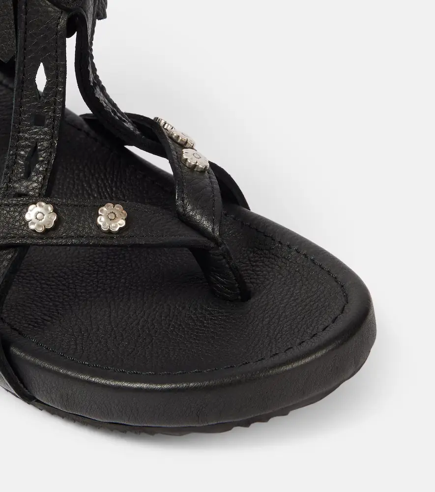 Isabel Marant Silya studded leather sandals | Thumbnail 4