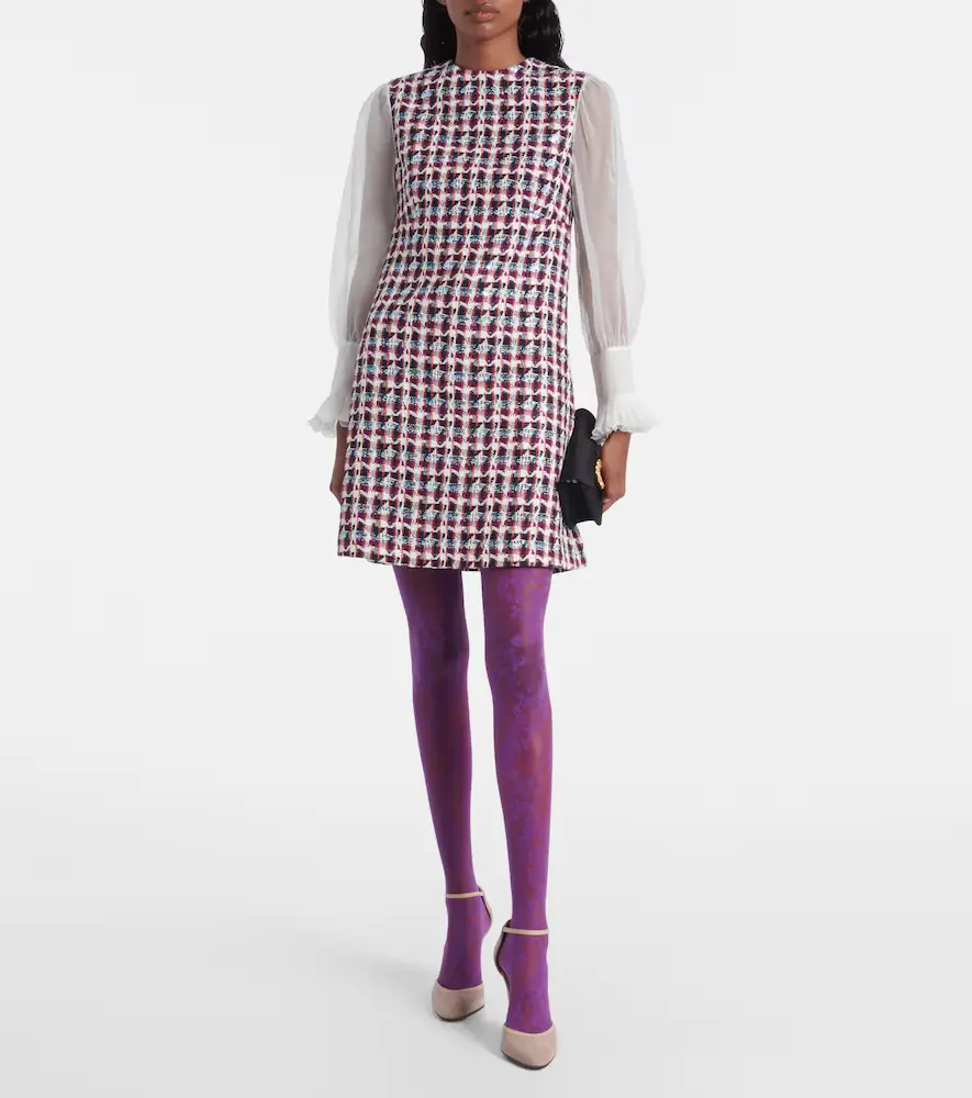 Valentino Garavani Floral lace tights | Thumbnail 2