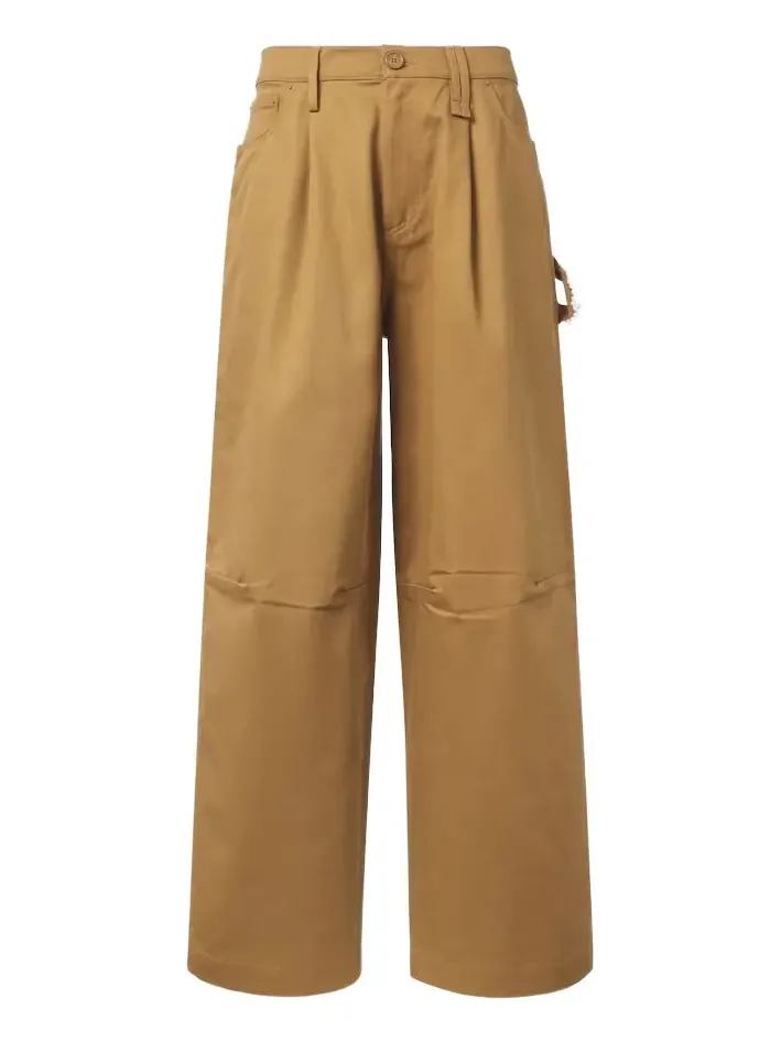 Embellished wide-leg jeans Embellished wide-leg jeans