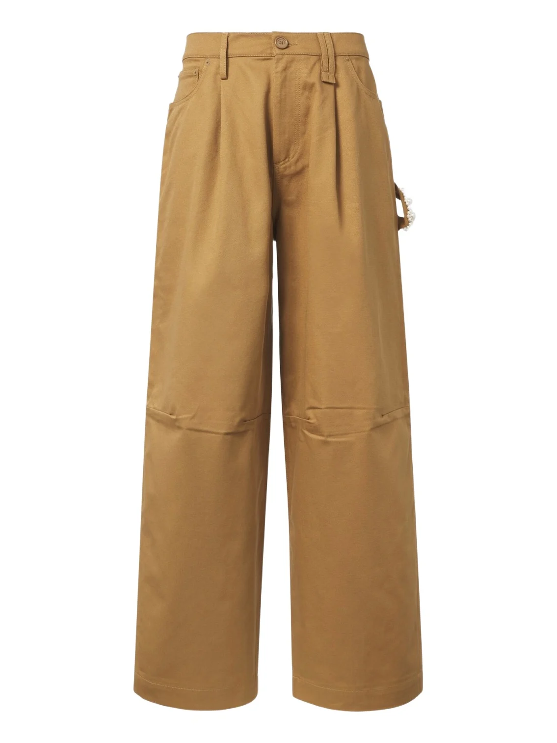 Simone Rocha Embellished wide-leg jeans