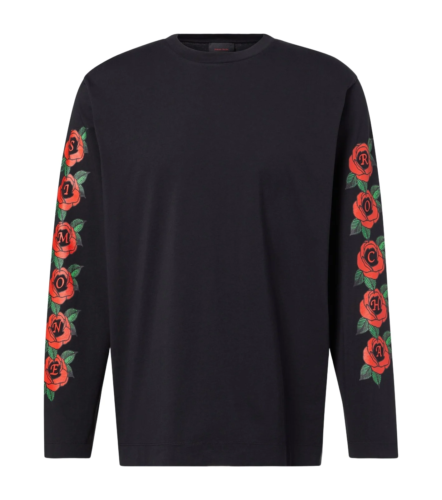 Simone Rocha Logo floral cotton jersey T-shirt