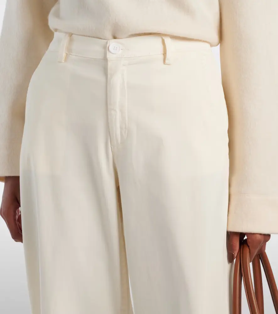 AG Jeans Caden cotton-blend twill wide-leg pants | Thumbnail 3