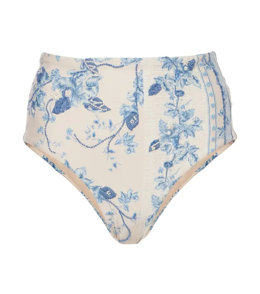 Agua by Agua Bendita Magenta floral bikini bottoms | Image 1 Agua by Agua Bendita Magenta floral bikini bottoms | Image 1