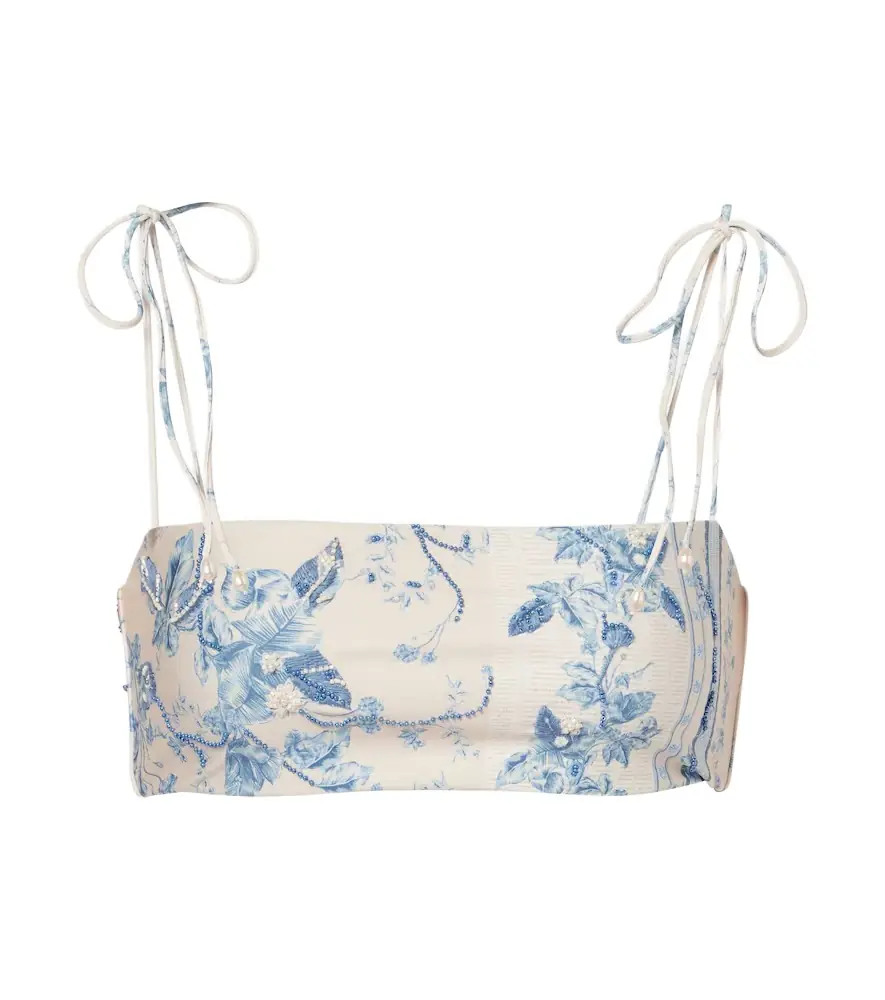Agua by Agua Bendita Primavera floral bikini top | Image 1 Agua by Agua Bendita Primavera floral bikini top | Image 1