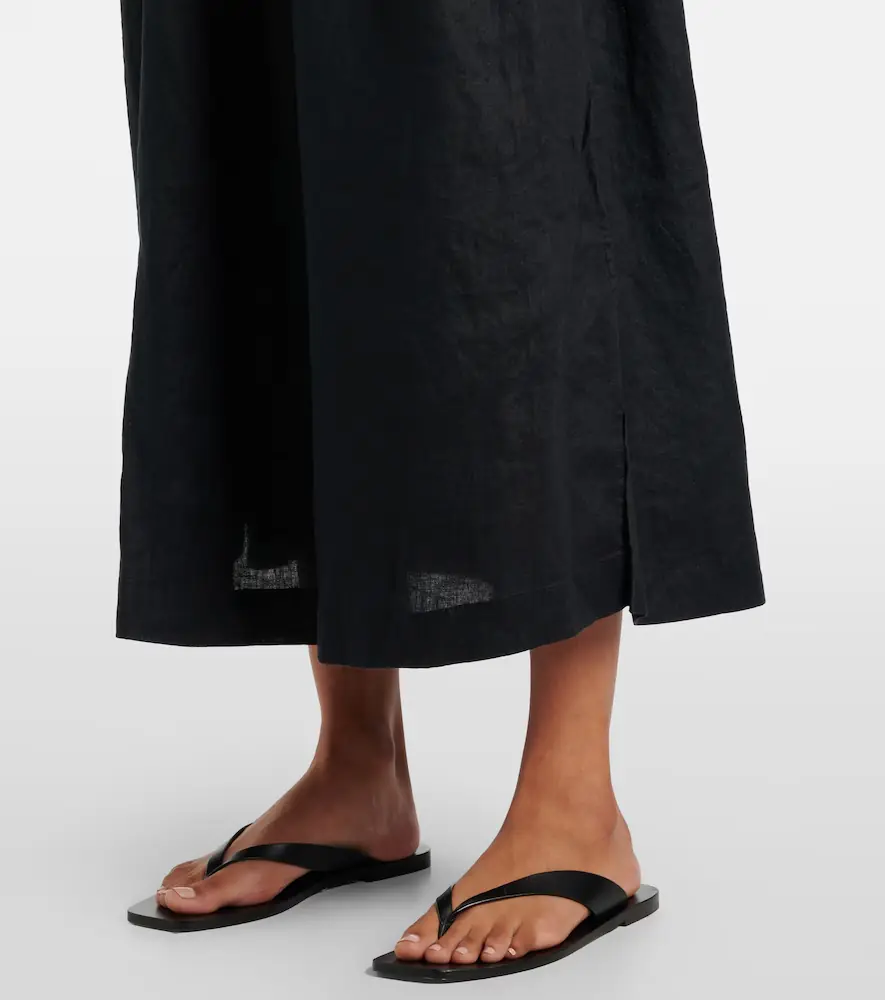Heidi Klein La Bocana shirred linen midi dress | Thumbnail 6