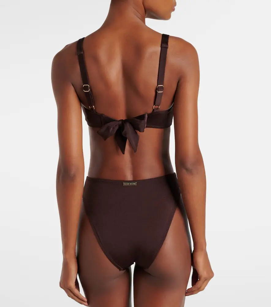 Heidi Klein Coco Palm high-rise bikini bottoms | Thumbnail 4