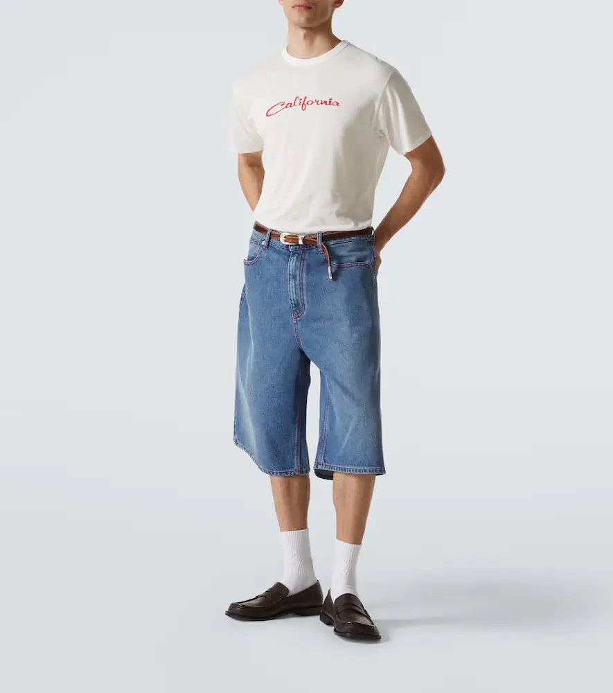 ERL Indiana denim Bermuda shorts | Thumbnail 3