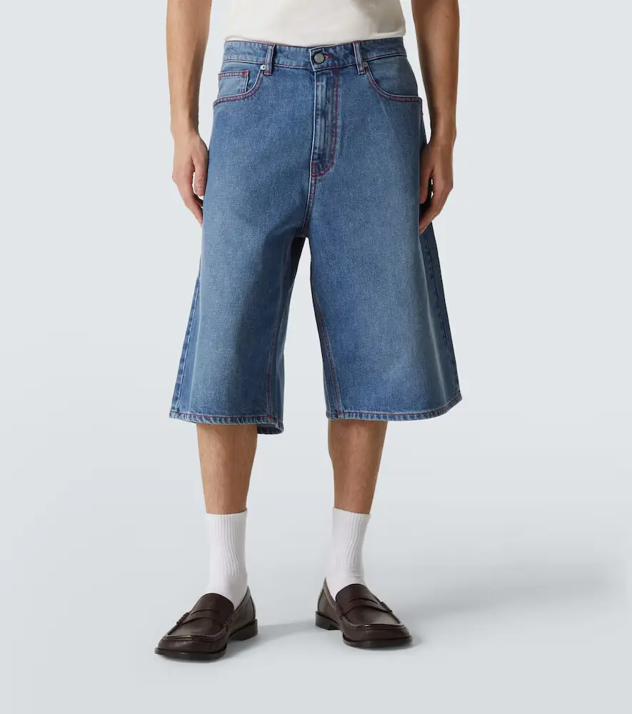 ERL Indiana denim Bermuda shorts | Thumbnail 5