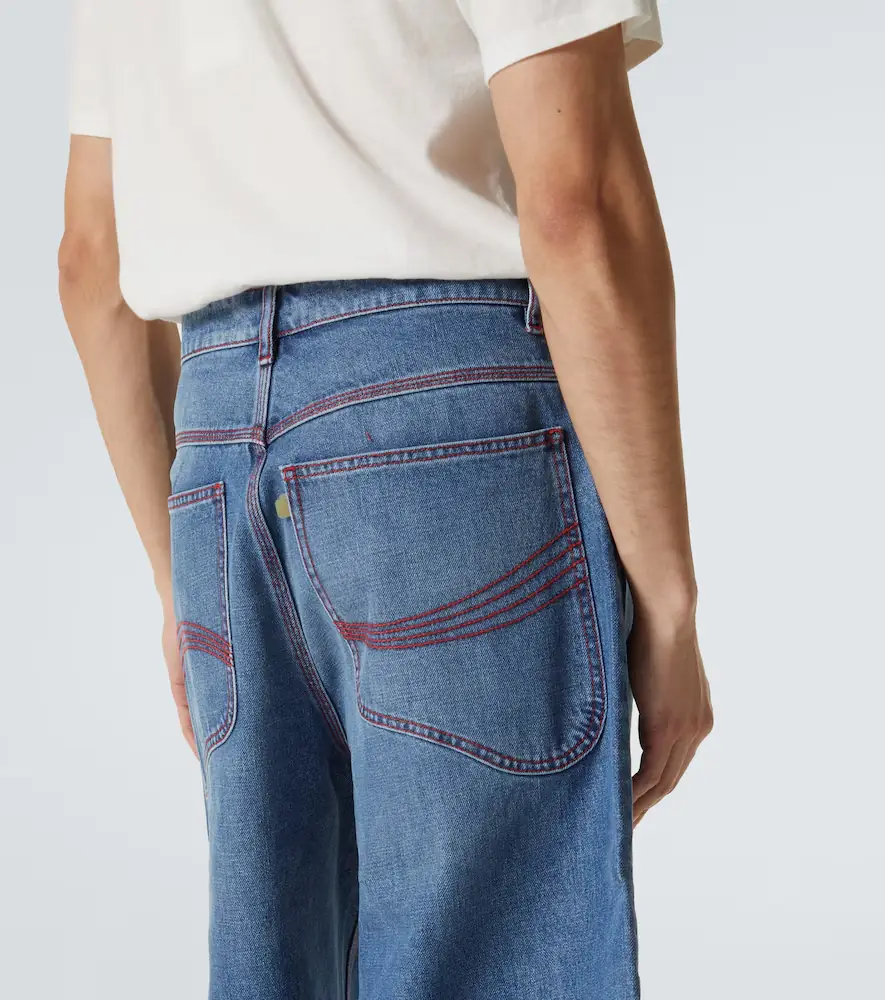 ERL Indiana denim Bermuda shorts | Thumbnail 6