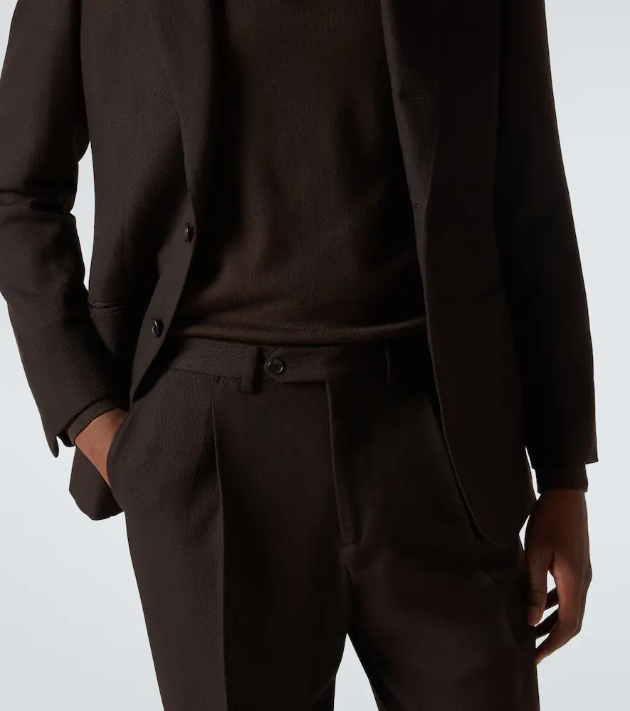 Saman Amel Amo wool twill straight-leg pants | Thumbnail 4
