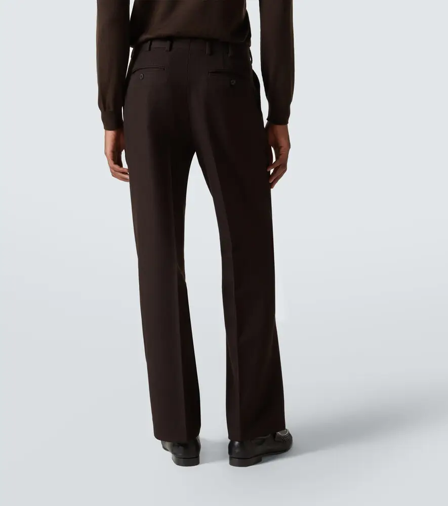 Saman Amel Amo wool twill straight-leg pants | Thumbnail 5