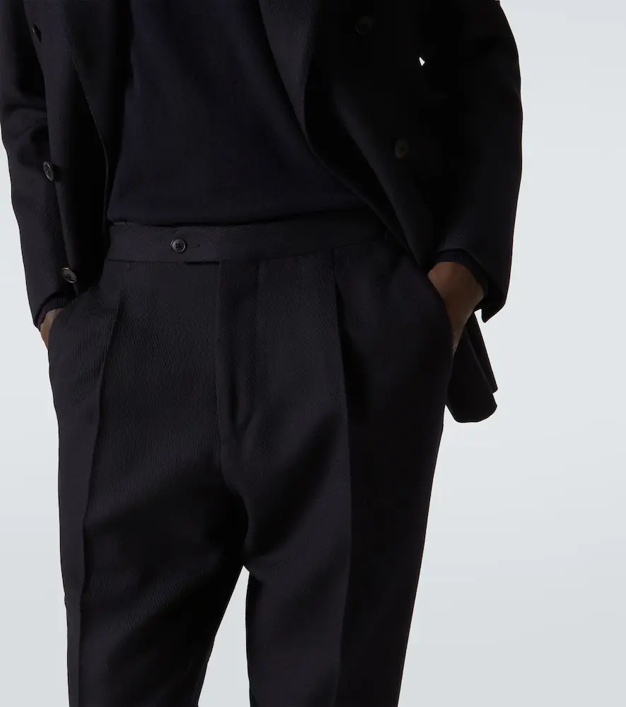 Saman Amel Amie wool straight pants | Thumbnail 3 Saman Amel Amie wool straight pants | Thumbnail 3