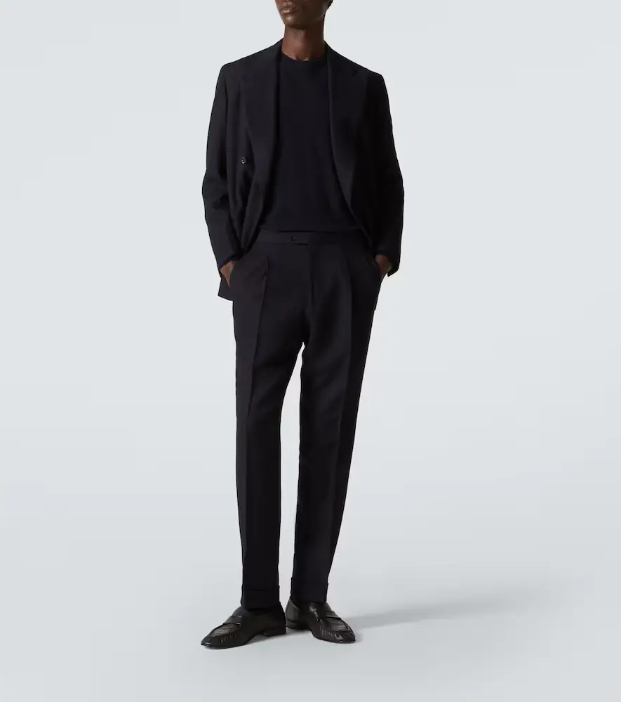 Saman Amel Amie wool straight pants | Thumbnail 4 Saman Amel Amie wool straight pants | Thumbnail 4