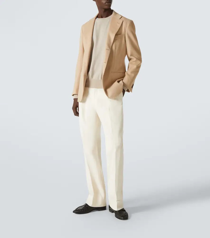 Saman Amel Camel hair suit jacket | Thumbnail 3 Saman Amel Camel hair suit jacket | Thumbnail 3