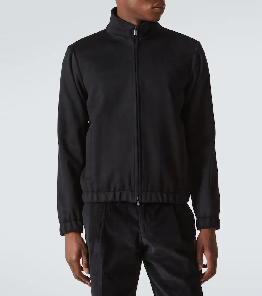 Saman Amel Camillo cashmere bomber jacket | Thumbnail 3