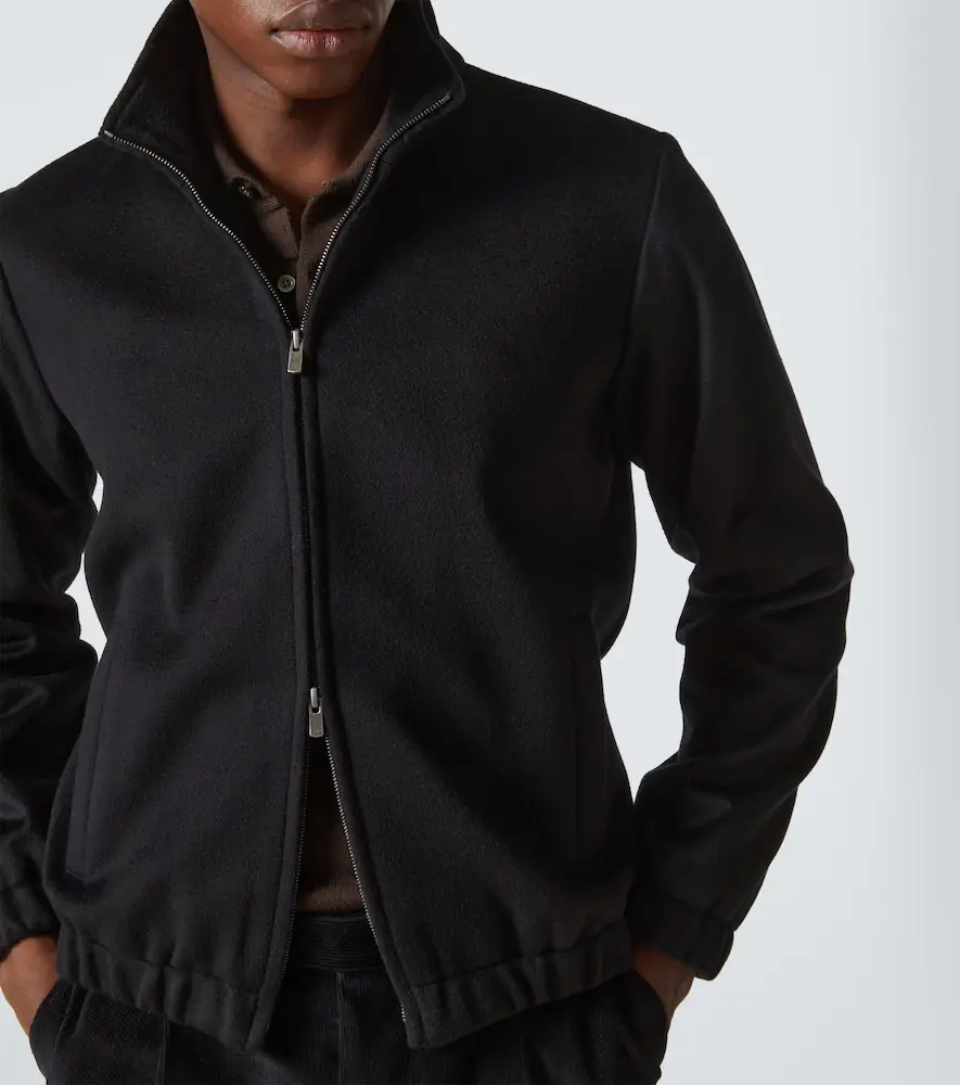 Saman Amel Camillo cashmere bomber jacket | Thumbnail 4