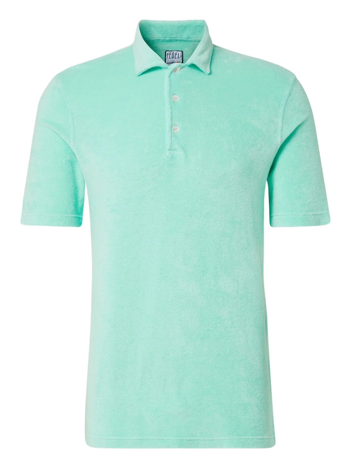 Cotton terry polo shirt Cotton terry polo shirt