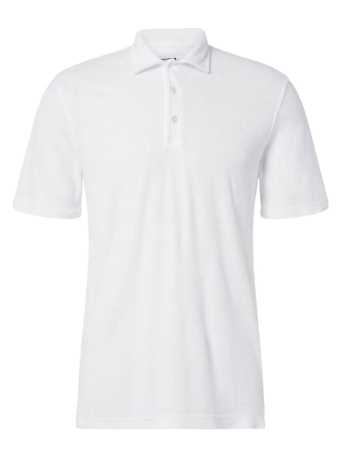 Cotton terry polo shirt