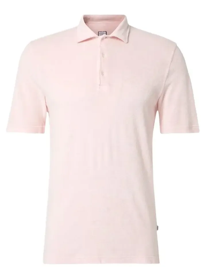 Cotton terry polo shirt Cotton terry polo shirt