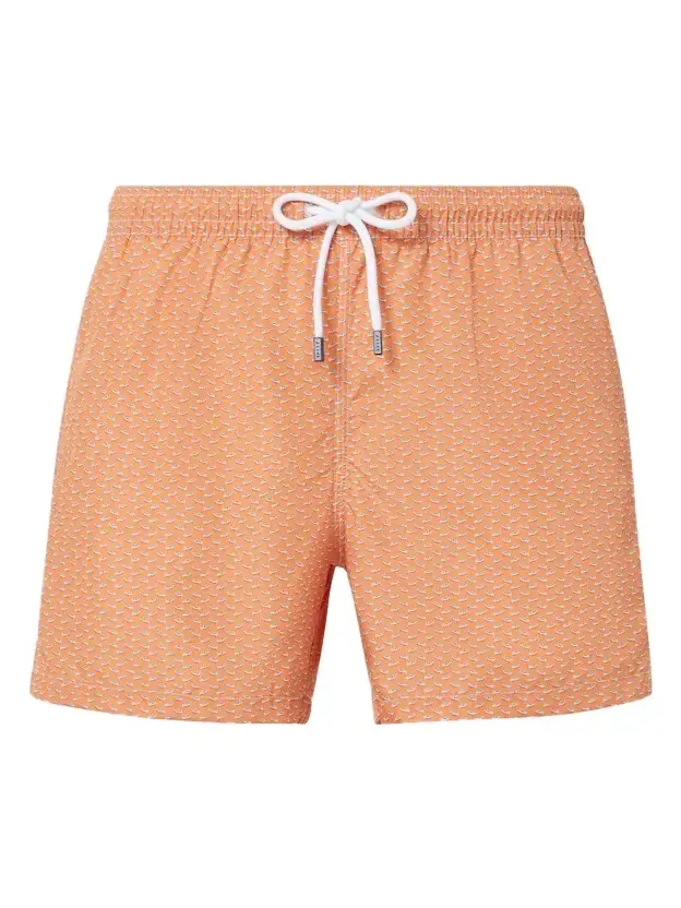 FEDELI Printed swim trunks
