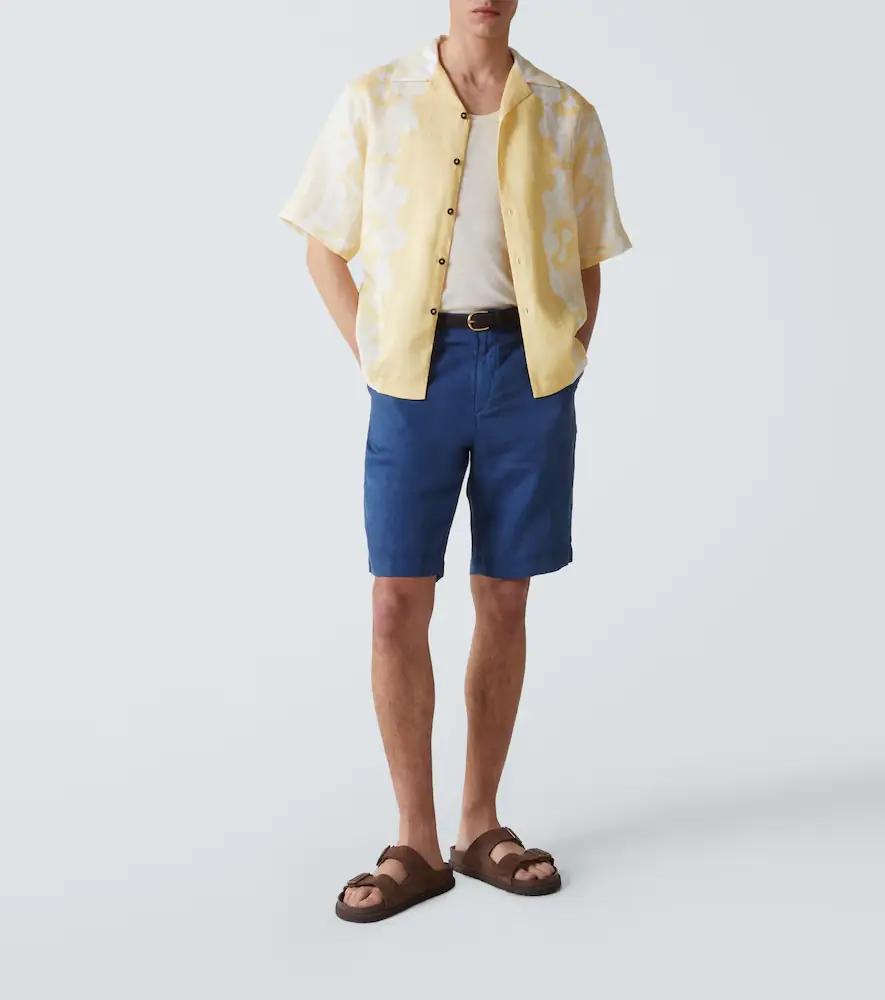 FEDELI Ajaccio linen Bermuda shorts | Thumbnail 3 FEDELI Ajaccio linen Bermuda shorts | Thumbnail 3