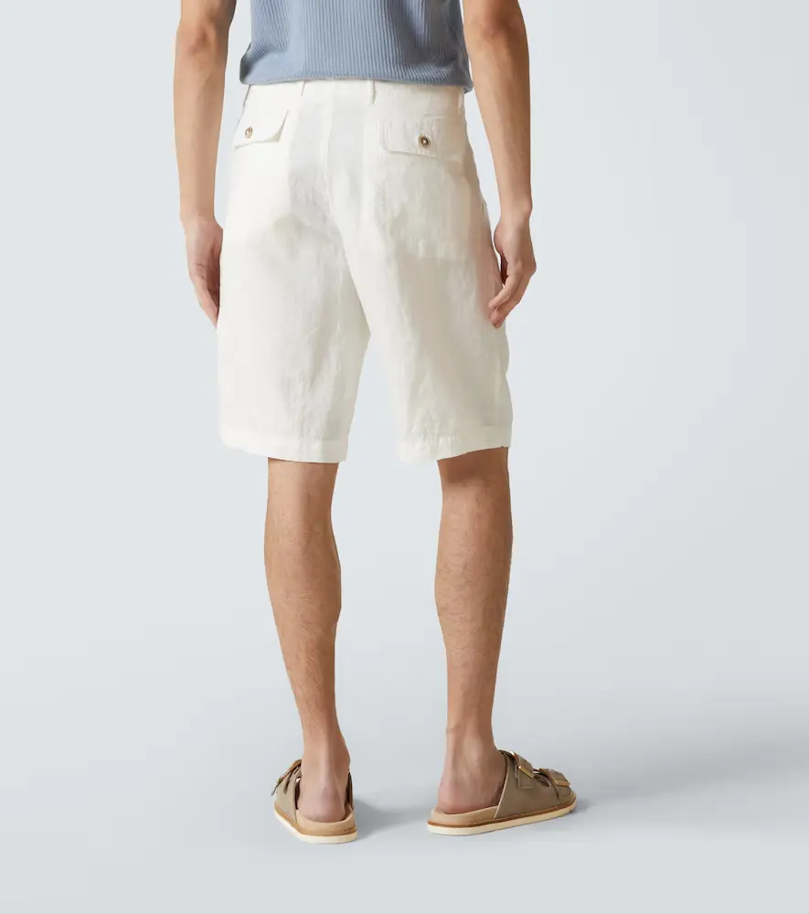 FEDELI Linen Bermuda shorts | Thumbnail 2 FEDELI Linen Bermuda shorts | Thumbnail 2