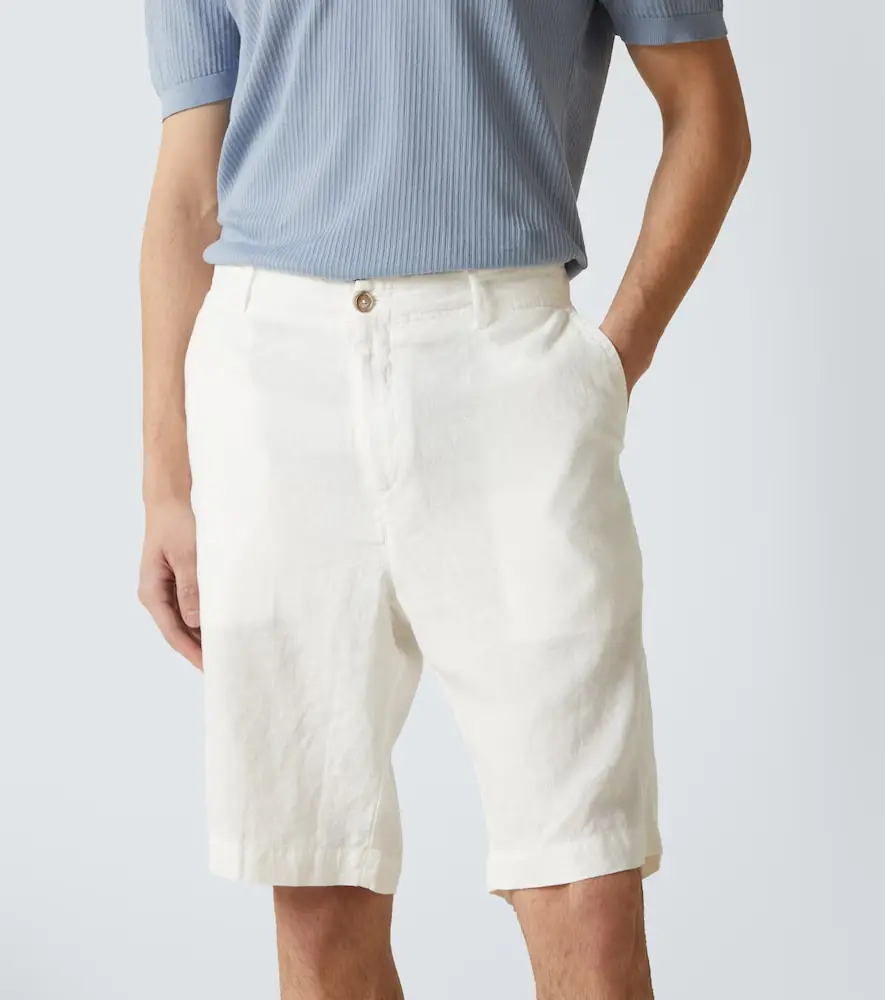 FEDELI Linen Bermuda shorts | Thumbnail 3 FEDELI Linen Bermuda shorts | Thumbnail 3