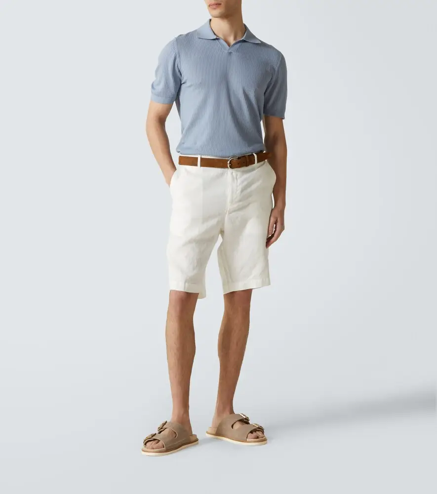 FEDELI Linen Bermuda shorts | Thumbnail 5 FEDELI Linen Bermuda shorts | Thumbnail 5