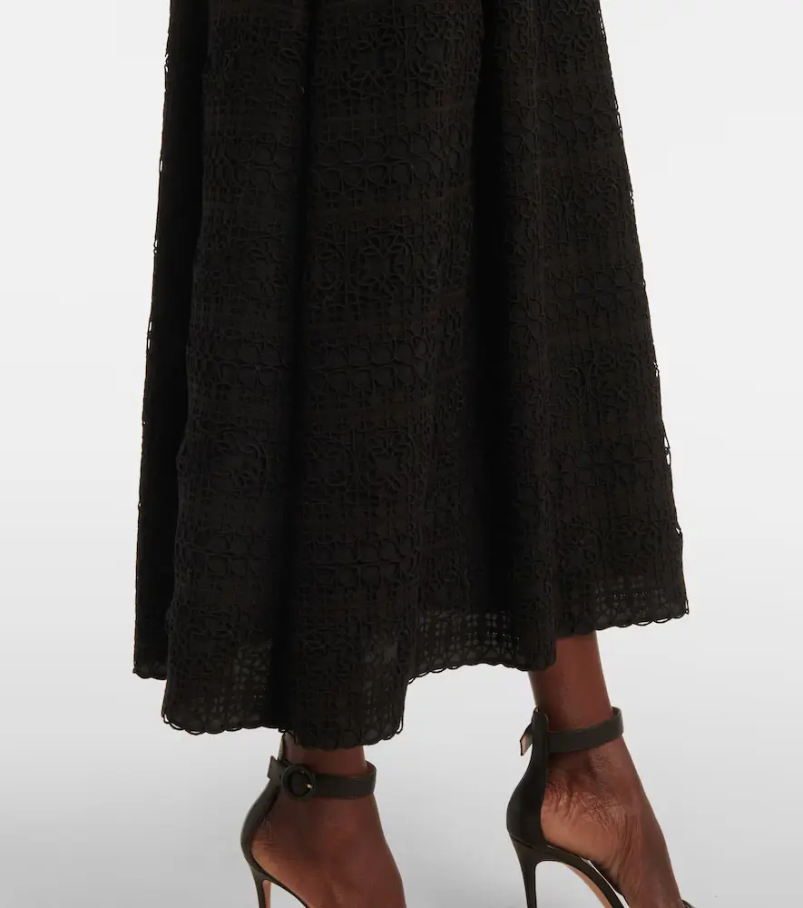 Elie Saab Macramé midi dress | Thumbnail 3