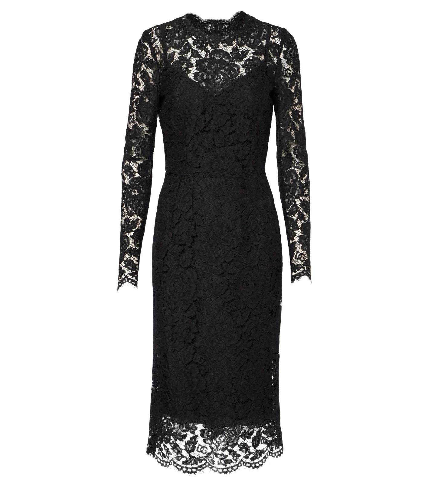 Dolce & Gabbana DG lace midi dress