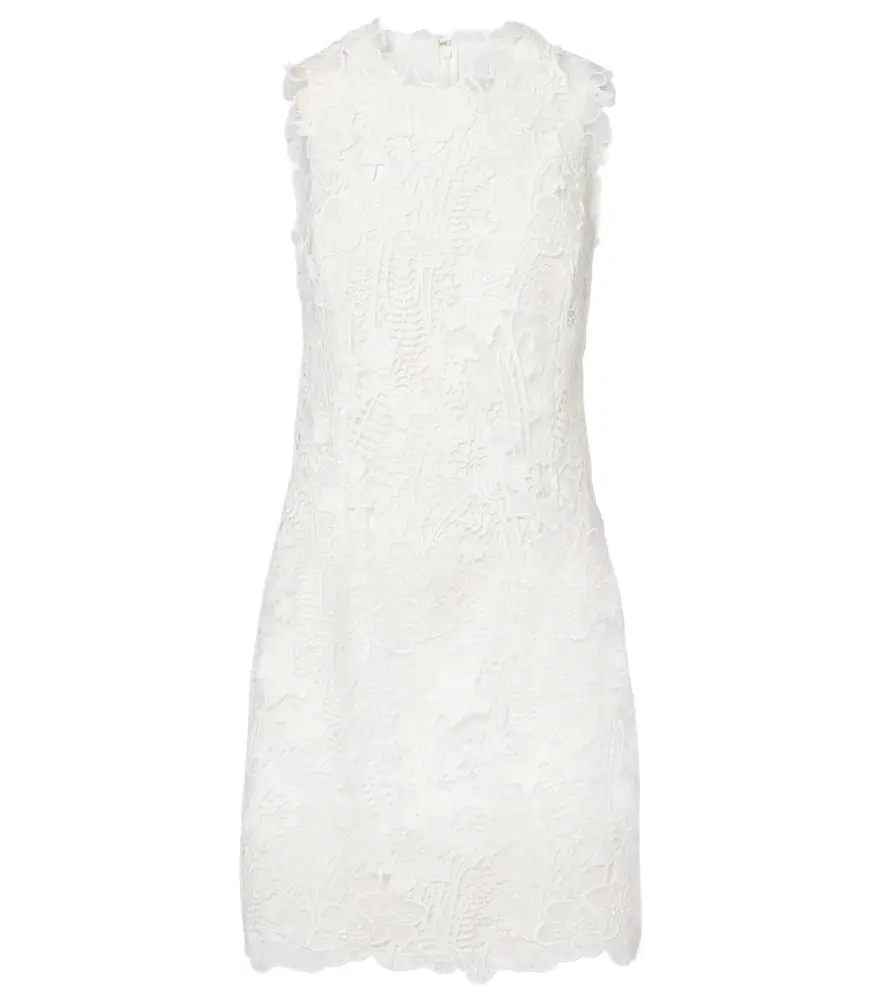 Monique Lhuillier Floral lace minidress | Image 1 Monique Lhuillier Floral lace minidress | Image 1