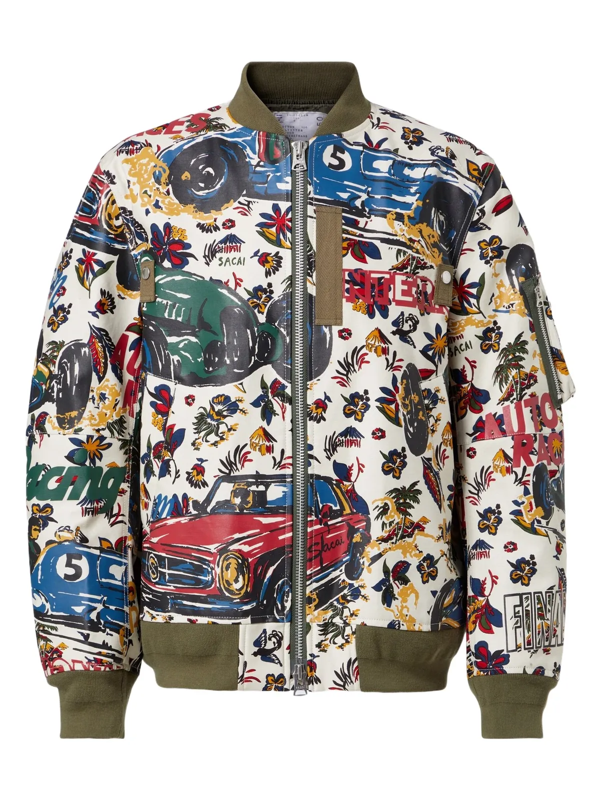 Printed cotton bomber jacket Printed cotton bomber jacket