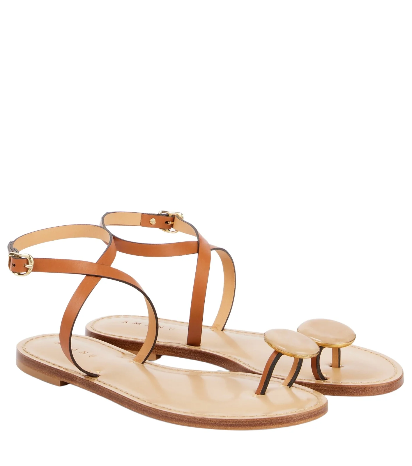 AMANU Kigali embellished leather sandals