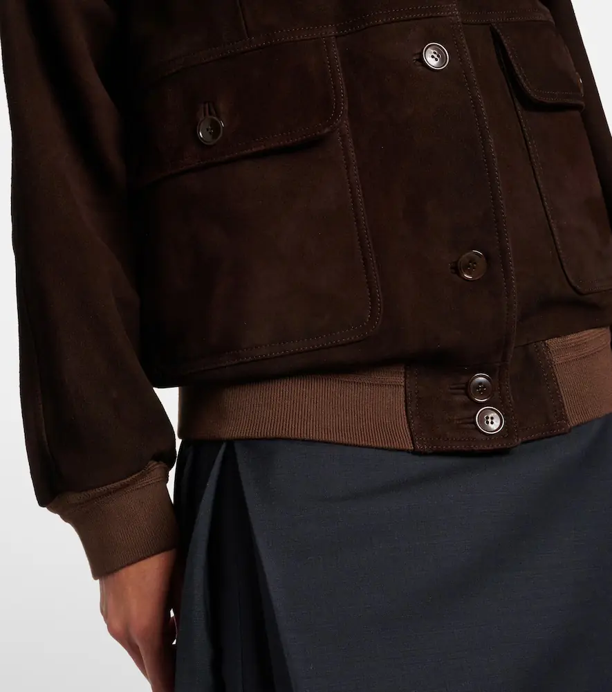 Prada Suede jacket | Thumbnail 3 Prada Suede jacket | Thumbnail 3