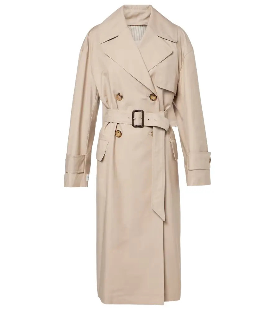 Max Mara Mtrench cotton-blend twill trench coat | Image 1 Max Mara Mtrench cotton-blend twill trench coat | Image 1