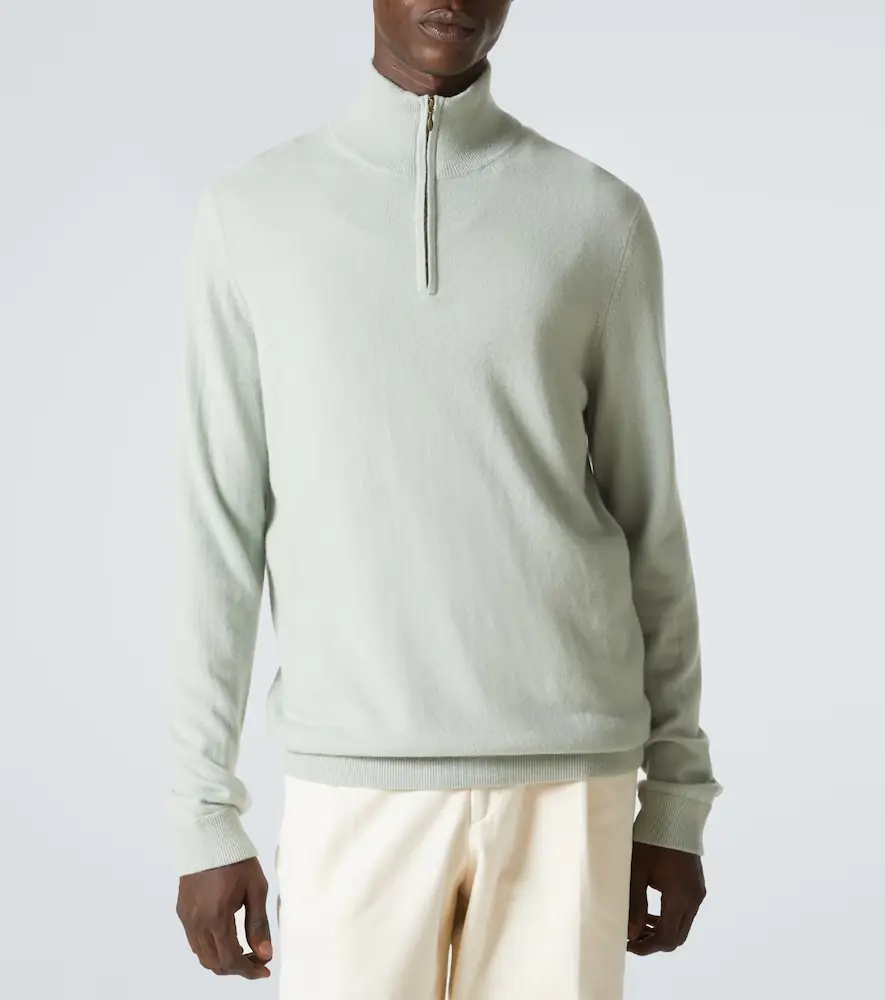 Le Kasha Dared cashmere half-zip sweater | Thumbnail 5