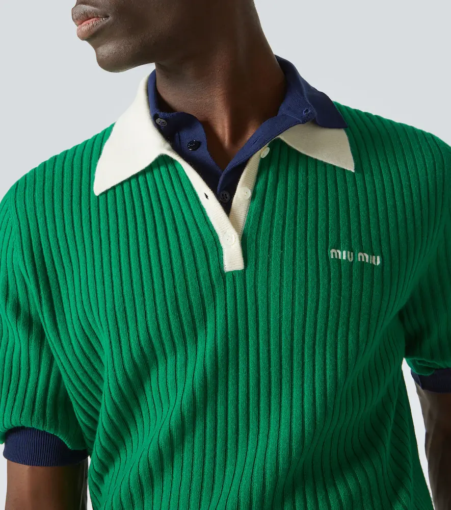 Miu Miu Cashmere polo sweater | Thumbnail 4