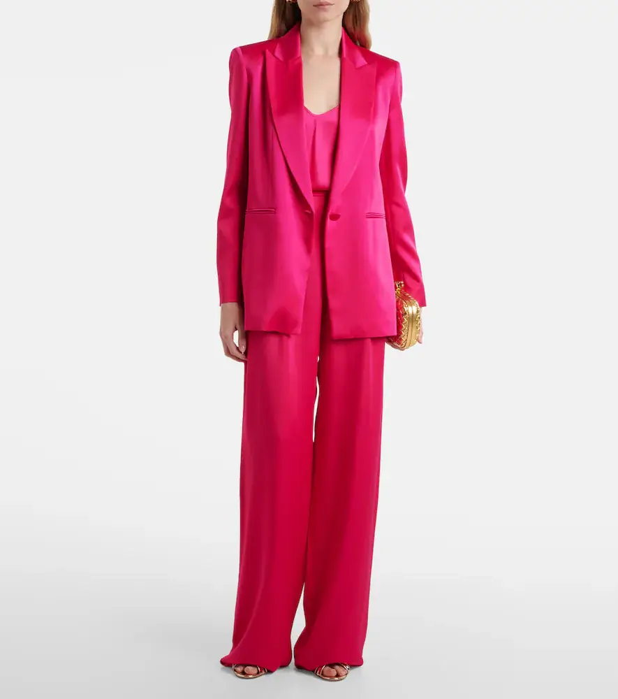 Max Mara Galazia satin blazer | Thumbnail 2 Max Mara Galazia satin blazer | Thumbnail 2