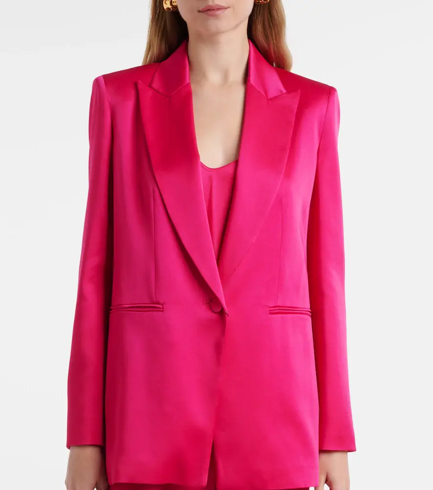 Max Mara Galazia satin blazer | Thumbnail 6 Max Mara Galazia satin blazer | Thumbnail 6