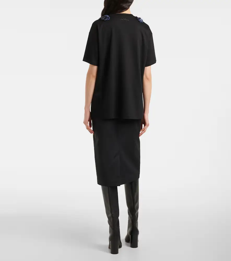 Max Mara Gennaio embellished jersey top | Thumbnail 3 Max Mara Gennaio embellished jersey top | Thumbnail 3