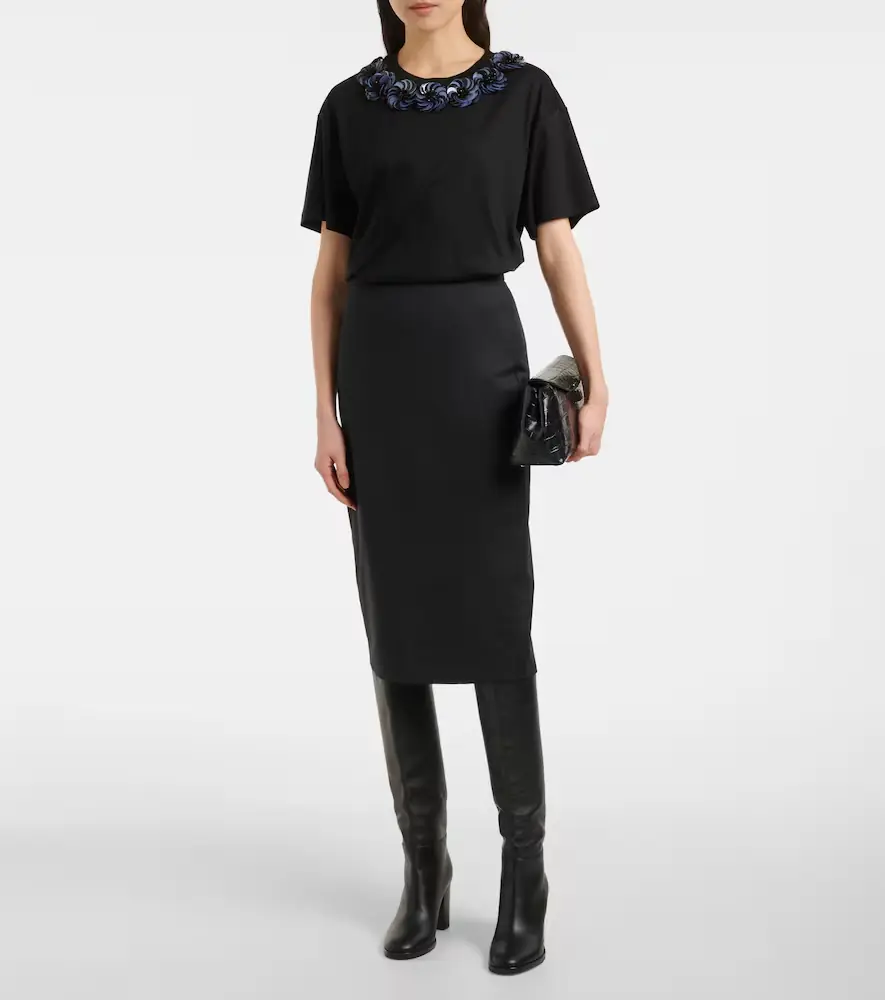 Max Mara Gennaio embellished jersey top | Thumbnail 5 Max Mara Gennaio embellished jersey top | Thumbnail 5