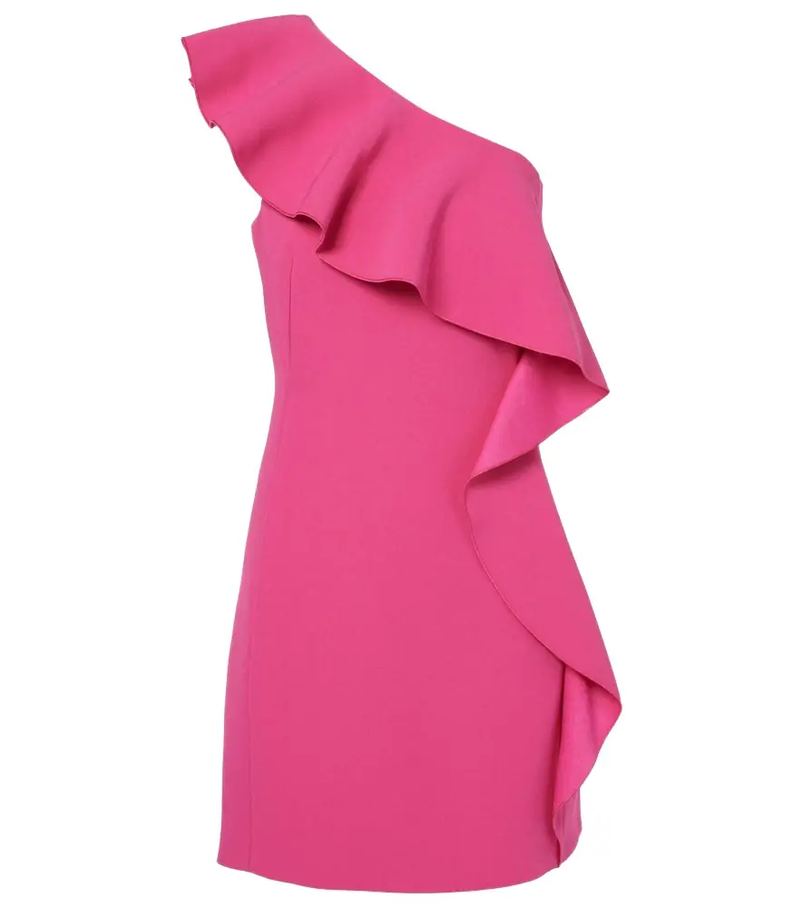 Max Mara Giacomo ruffled sable minidress | Image 1 Max Mara Giacomo ruffled sable minidress | Image 1