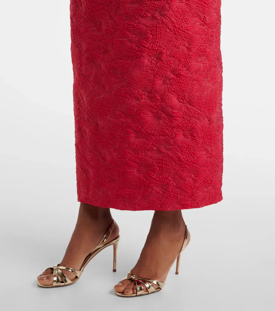 Max Mara Manto off-shoulder maxi dress | Thumbnail 5 Max Mara Manto off-shoulder maxi dress | Thumbnail 5