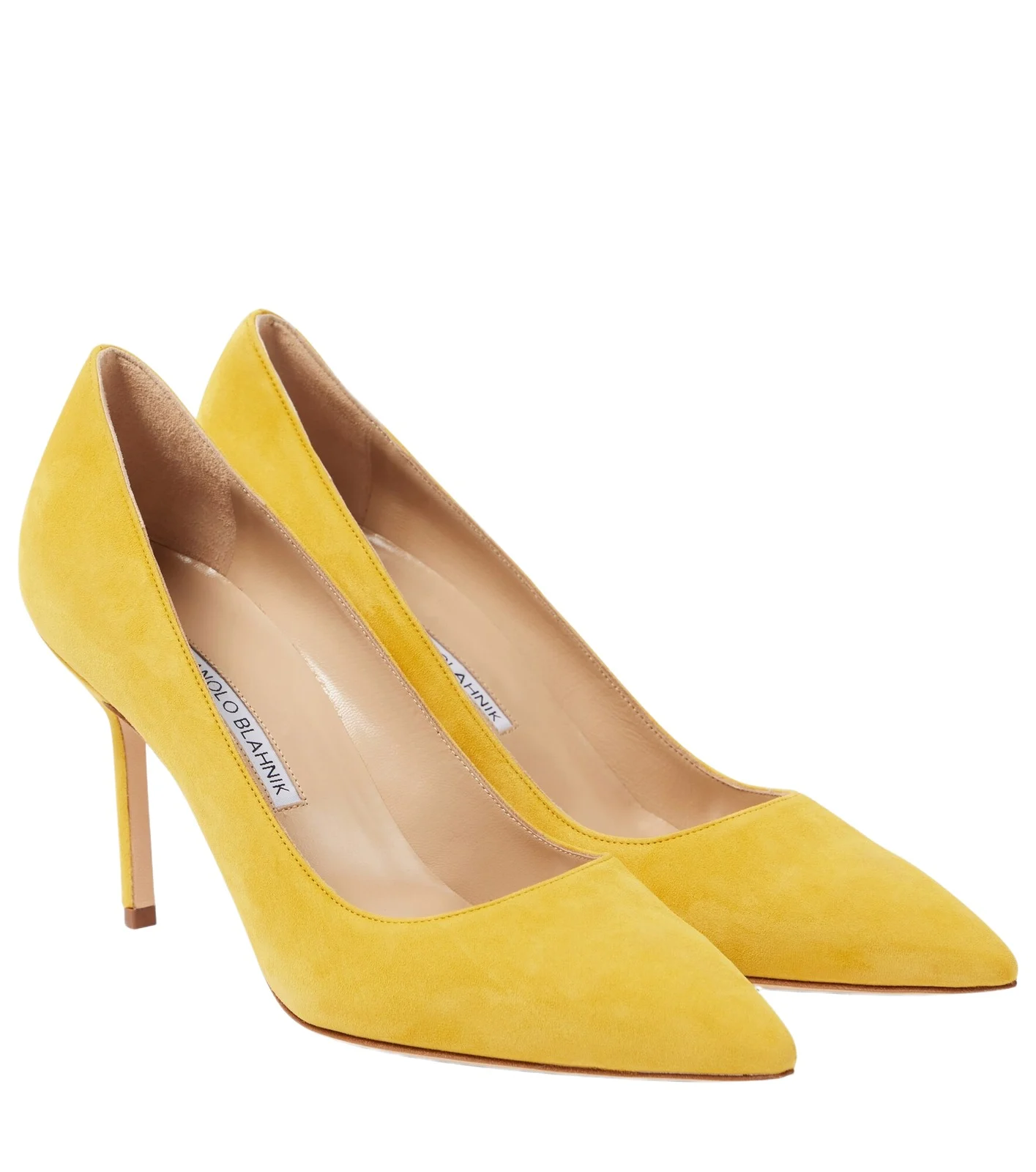 Manolo Blahnik BB 90 suede pumps