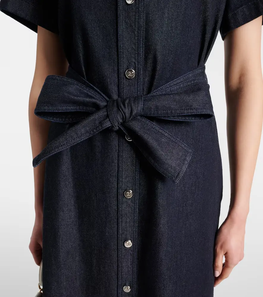 Dolce & Gabbana Belted denim shirt dress | Thumbnail 3