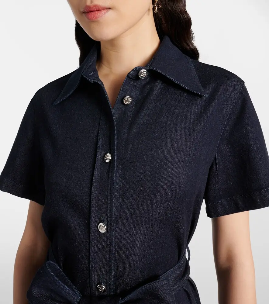 Dolce & Gabbana Belted denim shirt dress | Thumbnail 4