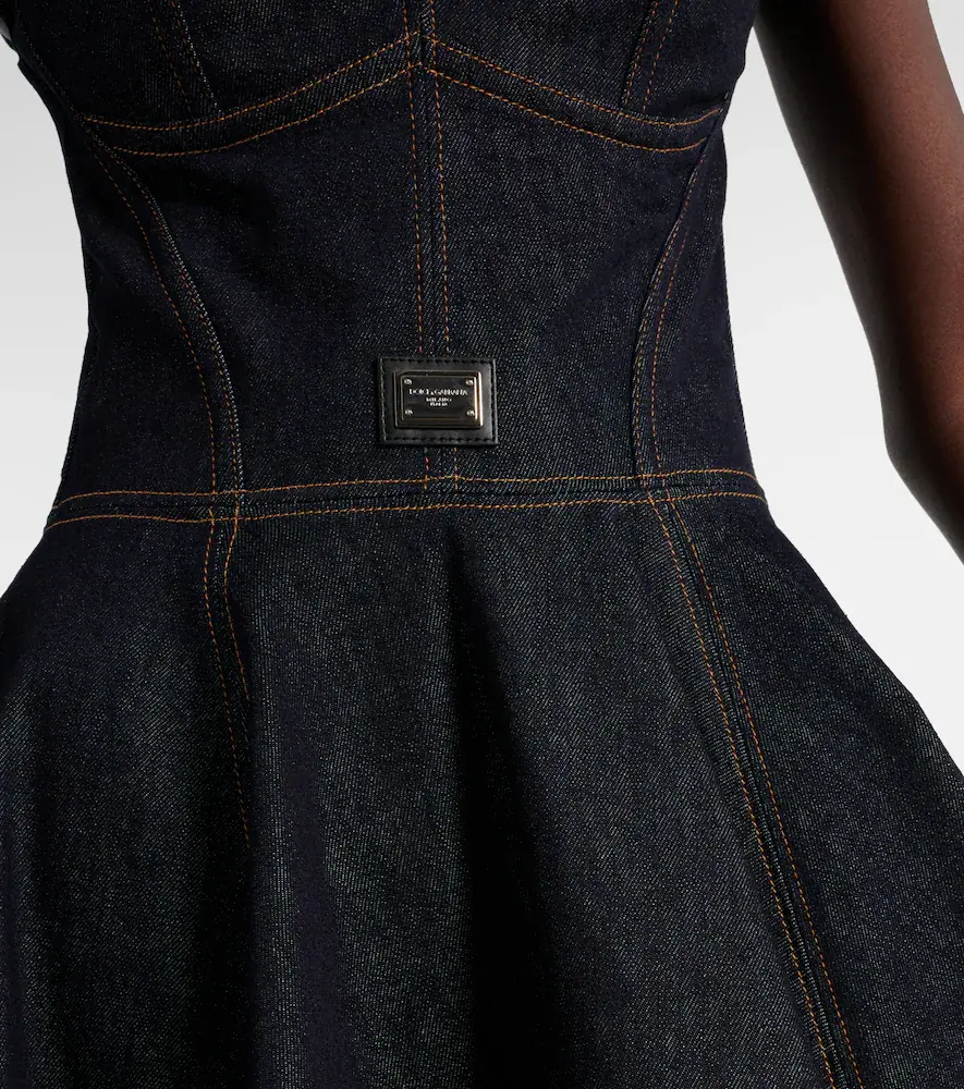 Dolce & Gabbana Denim bustier dress | Thumbnail 2