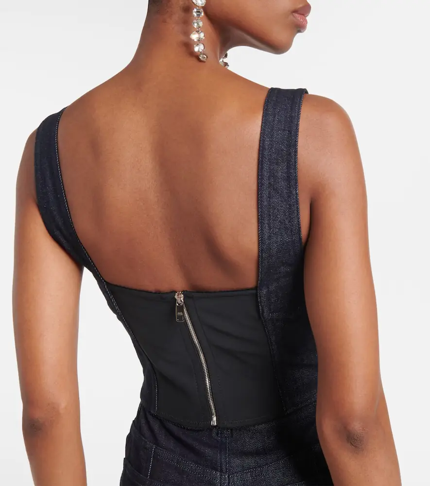 Dolce & Gabbana Denim bustier top | Thumbnail 5 Dolce & Gabbana Denim bustier top | Thumbnail 5